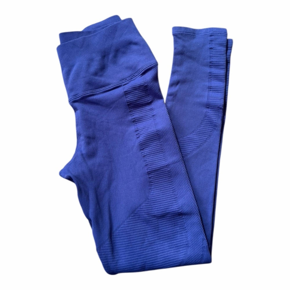 NUX One by One Vibrant Blue Leggings Yoga Pilates Activewear Women’s Size Medium